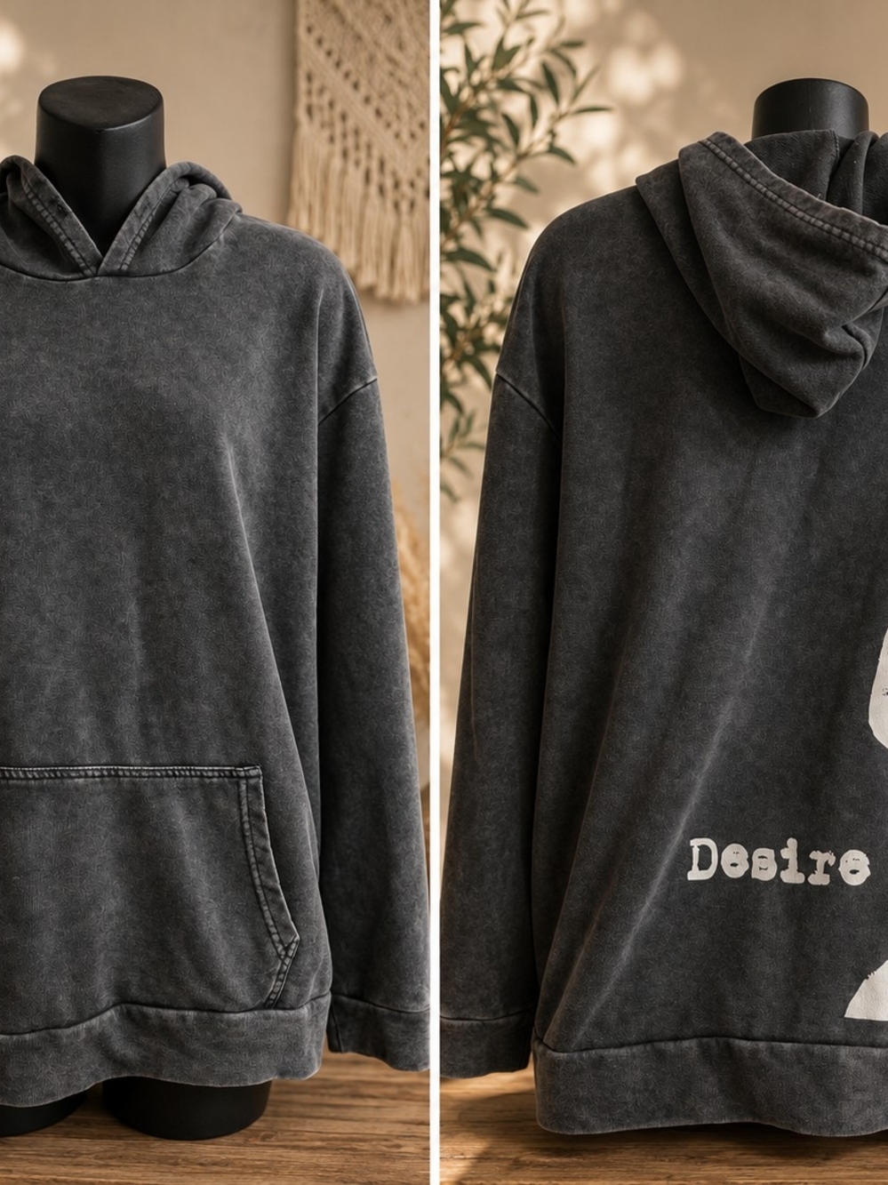 Men's ZZG Desire HOODIE. Size MEDIUM